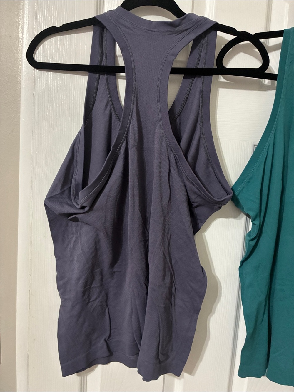 Athleta Momentum Tank Tops, Purple Sage Teal Racer Back Women's 1X Bundle of 3 - Picture 9 of 16